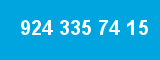 924 335 74 15